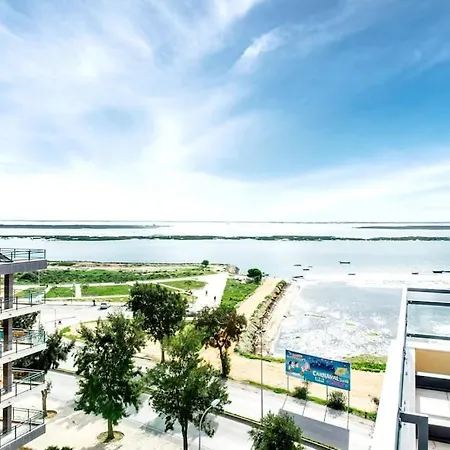 A Gaivota Ria Formosa Waterfront Lux With Pool, Olhao, Algarve Apartman *