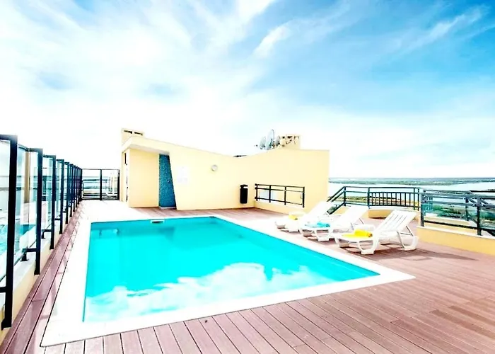 Daire A Gaivota Ria Formosa Waterfront Lux With Pool, Olhao, Algarve